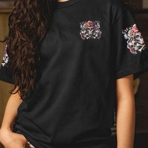 STUCK BETWEEN IDK IDC AND IDGAF BONES SUGAR SKULL ALL OVER 3