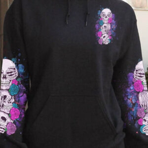 STUCK BETWEEN IDK IDC AND IDGAF SKULL ALL OVER 1 2