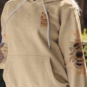 STUCK BETWEEN IDK IDC AND IDGAF SUNFLOWER SKULL ALL OVER 3