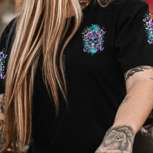 THE GOOD GIRL IN ME FLORAL SKULL ALL OVER 3