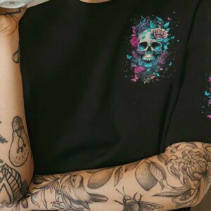 THE GOOD GIRL IN ME GOT TIRED SKULL ALL OVER 3