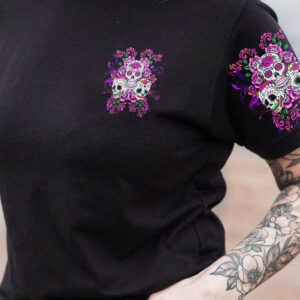 THE GOOD GIRL IN ME GOT TIRED SUGAR SKULL ALL OVER 3