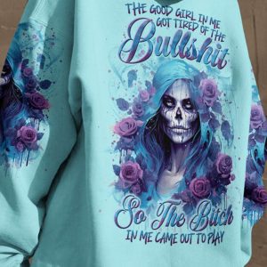 THE GOOD GIRL IN ME LADY SKULL ALL OVER 2