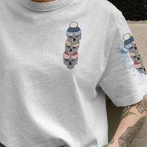 THE GOOD GIRL IN ME WINTER SKULL ALL OVER 3