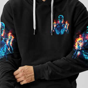 THROAT PUNCH I WIN SKELETON FLAMING ALL OVER 3