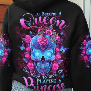 TO BECOME A QUEEN SKULL ALL OVER 2