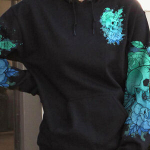 TREAD CAREFULLY FLOWER SKULL ALL OVER 3