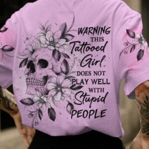 WARNING THIS TATTOOED GIRL ALL OVER 2 4