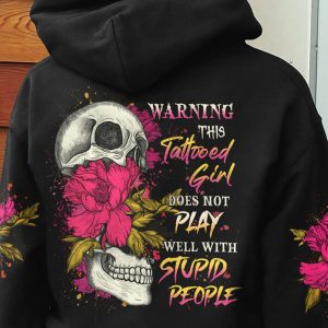 WARNING THIS TATTOOED GIRL ALL OVER 9