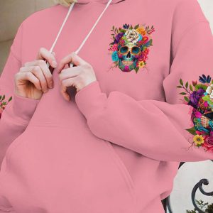 WARNING THIS TATTOOED GIRL SUGAR SKULL ALL OVER 3 1