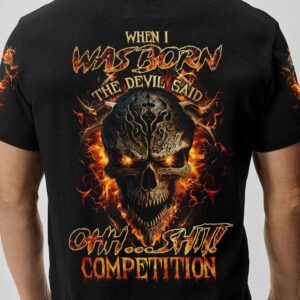 WHEN I WAS BORN MADLY SKULL ALL OVER