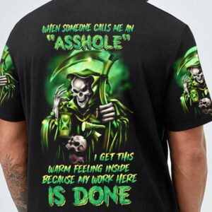 WHEN SOMEONE CALLS ME A MY WORK HERE IS DONE ALL OVER 2