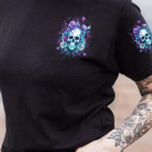 YES IM A B BUT NOT YOURS SKULL ALL OVER 3