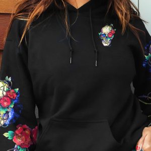 YES IM A B SKULL ROSE ALL OVER 1