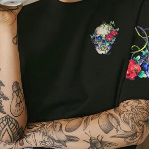 YES IM A B SKULL ROSE ALL OVER 2