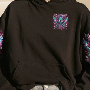 YOU COUDNT HANDLE ME SKULL ROSE ALL OVER 1