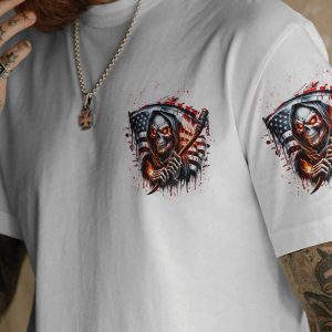 YOU COULDNT HANDLE ME SKULL ALL OVER 1 4