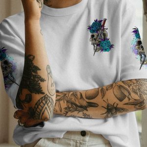 YOU COULDNT HANDLE ME SKULL ALL OVER 3 3