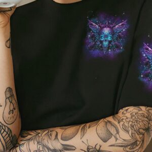 YOU COULDNT HANDLE ME SKULL WINGS ALL OVER 1