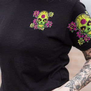 YOU COULDNT HANDLE ME SUGAR SKULL ALL OVER 3