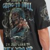 OF COURSE IM GOING TO HELL SKULL ALL OVER 2