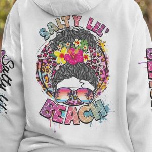 SALTY LIL BEACH SKULL LEOPARD BEACH ALL OVER
