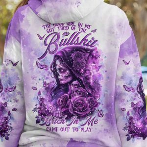 THE GOOD GIRL IN ME SKULL LADY ALL OVER 2