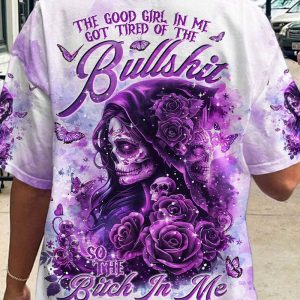 THE GOOD GIRL IN ME SKULL LADY ALL OVER