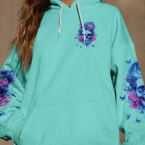 THE GOOD GIRL IN ME SKULL MESSY BUN ALL OVER 1