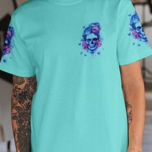 THE GOOD GIRL IN ME SKULL MESSY BUN ALL OVER 3