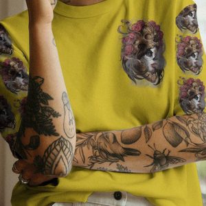 THE GOOD GIRL IN ME SUGAR SKULL ALL OVER 2