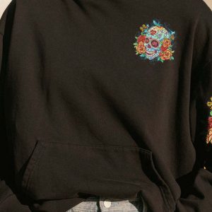 WARNING MY MOUTH COLORFUL SKULL ALL OVER 3