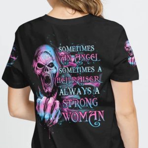 ALWAYS A STRONG WOMAN ALL OVER PRINT T SHIRT 1