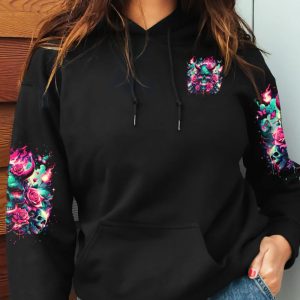 AND WHEN HER HALO BROKE SKULL ALL OVER PRINT HOODIE 1