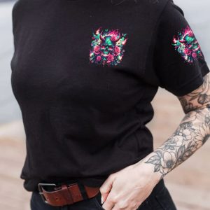 AND WHEN HER HALO BROKE SKULL ALL OVER PRINT T SHIRT 1