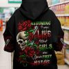 ASSUMING I WAS LIKE MOST GIRLS ROSE SKULL G ALL OVER PRINT HOODIE