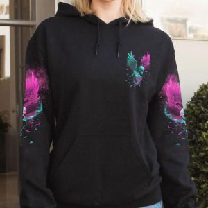ASSUMING I WAS LIKE MOST GIRLS WINGS SKULL ALL OVER PRINT HOODIE