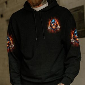 AT LEAST IM DOING SOMETHING RIGHT REAPER ALL OVER PRINT HOODIE 1