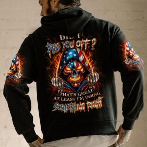 AT LEAST IM DOING SOMETHING RIGHT REAPER ALL OVER PRINT HOODIE