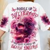 B SWITCH ROSE SKULL ALL OVER PRINT T SHIRT 1