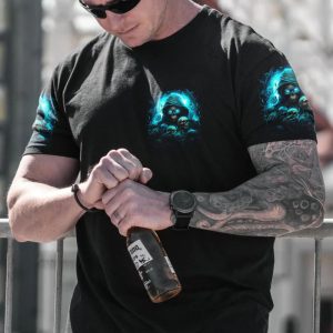 BE CAREFUL WHEN IM SILENT REAPER LADY ALL OVER PRINT T SHIRT