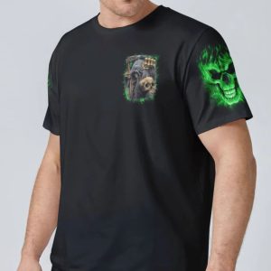 DONT EVER THINK THAT I FORGOT HOW TO BE VIOLENT ALL OVER PRINT T SHIRT