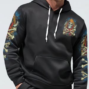DONT TRY TO FIGURE ME OUT REAPER BONES ALL OVER PRINT HOODIE