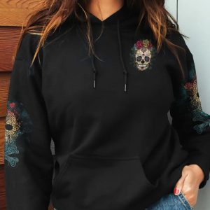 DONT TRY TO FIGURE ME OUT ROSE ALL OVER PRINT HOODIE 1