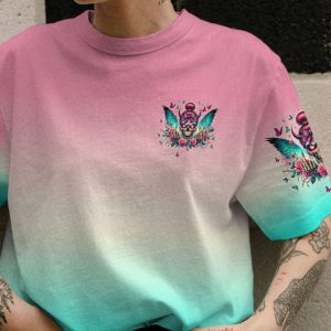 ITS GOING TO BE ONE OF THOSE DAYS MESSY BUN ALL OVER PRINT T SHIRT 1