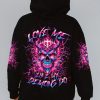 LOVE ME LIKE MY DEMONS DO SKULL ALL OVER PRINT HOODIE