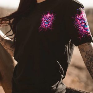 LOVE ME LIKE MY DEMONS DO SKULL ALL OVER PRINTT SHIRT