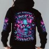 NOT EVERYONE LIKES ME SKULL ALL OVER PRINT HOODIE 1