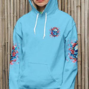 NOT EVERYONE LIKES ME SKULL ALL OVER PRINT HOODIE