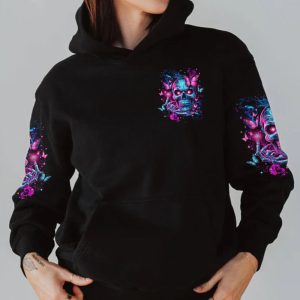NOT EVERYONE LIKES ME SKULL ALL OVER PRINT HOODIE